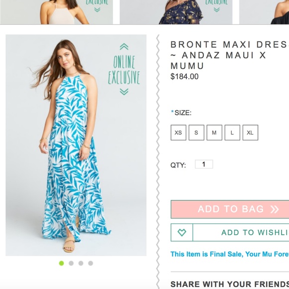 SHOW ME YOUR MUMU Bronte Maxi Dress - Picture 2 of 6